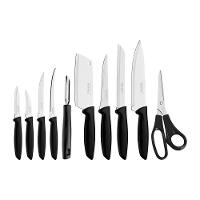 Jogo De Facas Tramontina Plenus 10 Peças Em Aço Inox Preto - 1