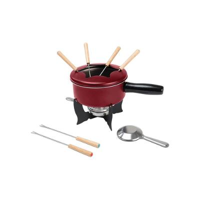 Conjunto Para Fondue 1257116 10 Peças Vermelho Brinox Vermelho