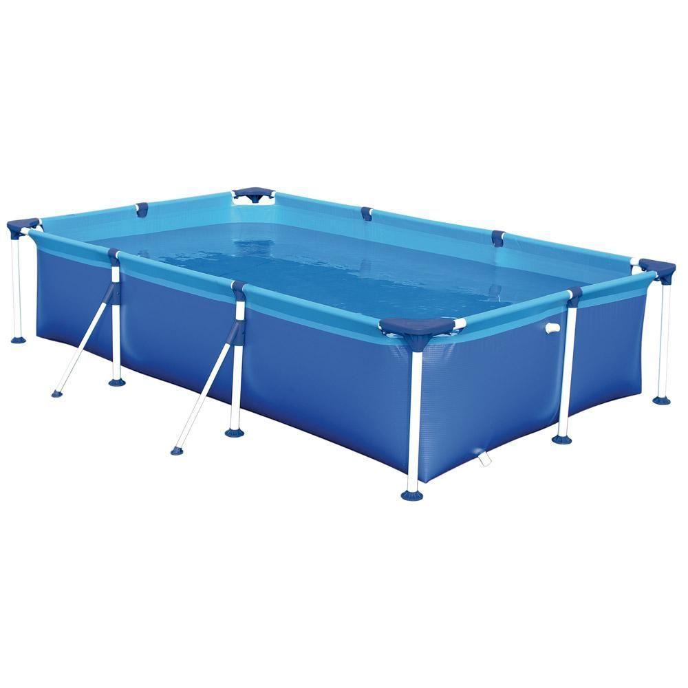 Piscina Retangular 3700 Litros Estruturada Premium Mor - 6