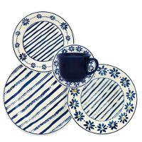 Jogo De Jantar Em Cerâmica Donna Com 30 Peças Oxford Margaridas - 1