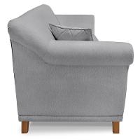 Kit 2 Poltronas Decorativas Retro Polo Linho Cinza Ezz Cinza - 3