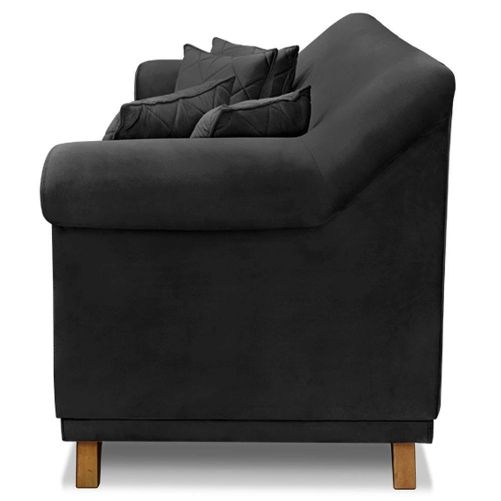 Sofa 2 Lugares Retro Polo 180cm Com Almofada Veludo 2237 Ezz 2237 - 2
