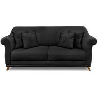 Sofa 2 Lugares Retro Polo 180cm Com Almofada Veludo 2237 Ezz 2237