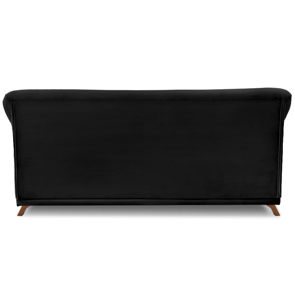 Sofa 3 Lugares Retro Polo 200cm Com Almofada Veludo 2237 Ezz 2237 - 8