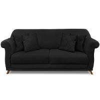 Sofa 2 Lugares Retro Polo 160cm Com Almofada Suede 1105 Ezz 1105 - 2