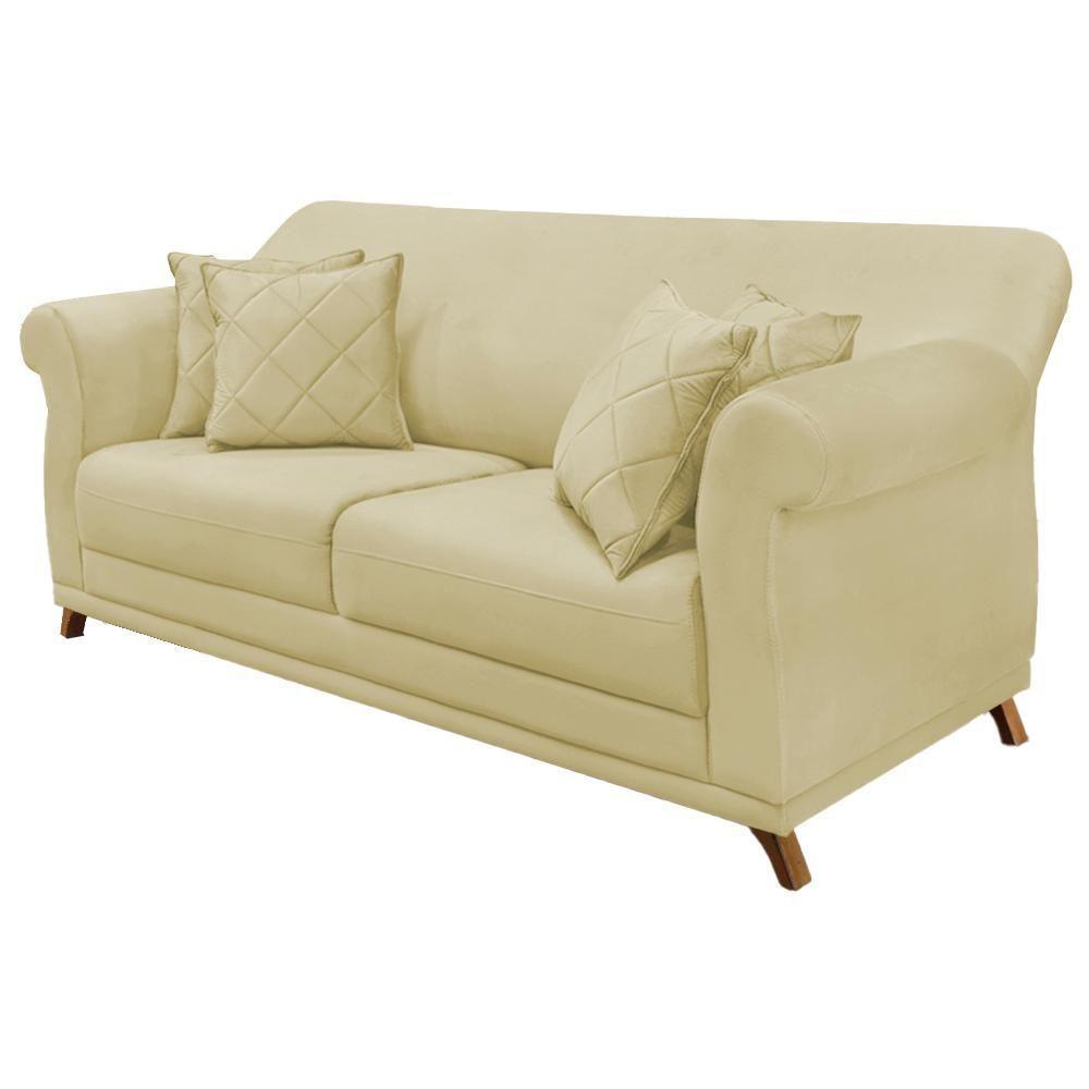 Sofa 2 Lugares Retro Polo 160cm Com Almofada Suede 1100 Ezz 1100 - 1