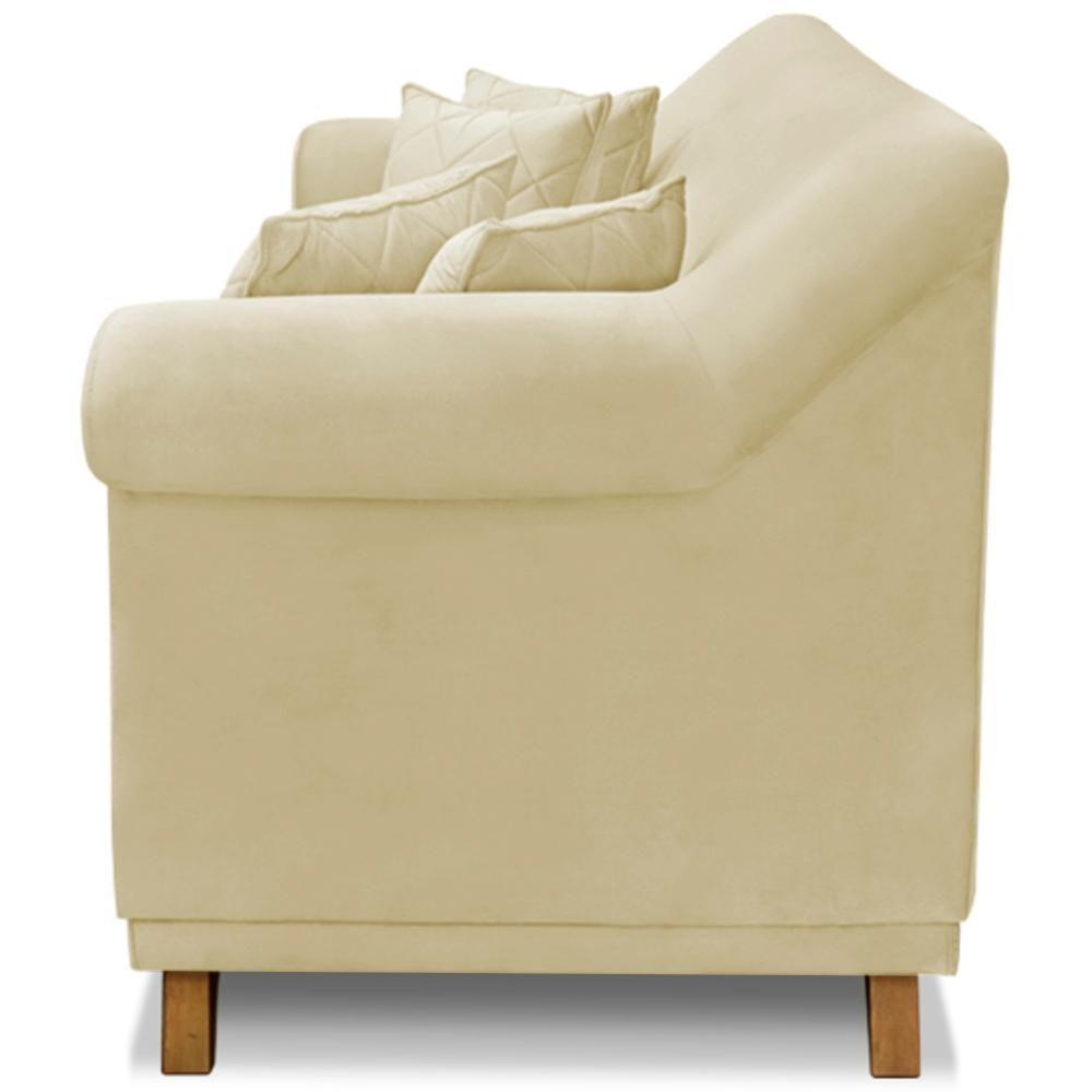Sofa 2 Lugares Retro Polo 160cm Com Almofada Suede 1100 Ezz 1100 - 2