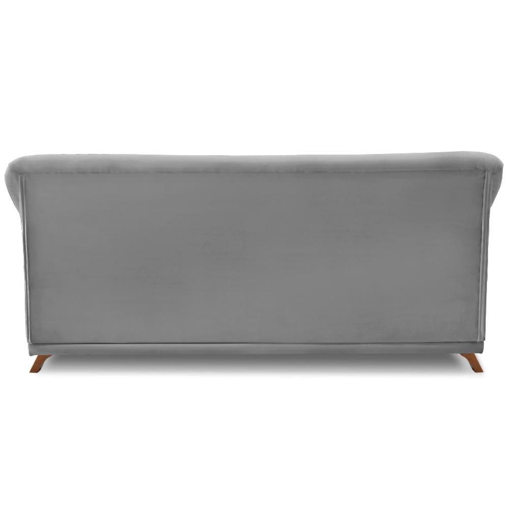 Sofa 2 Lugares Retro Polo 180cm Com Almofada Veludo 2938 Ezz 2938 - 5