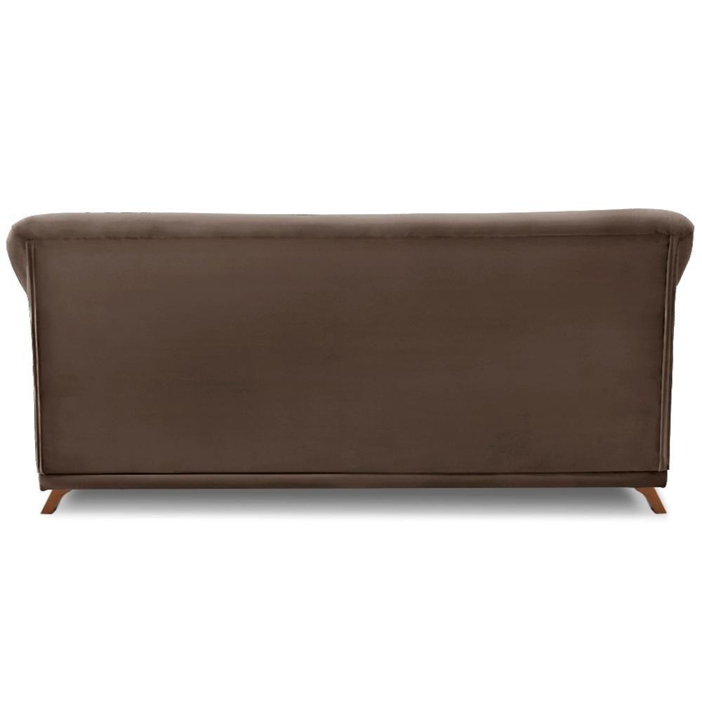 Sofa 2 Lugares Retro Polo 180cm Com Almofada Veludo 2231 Ezz 2231 - 3
