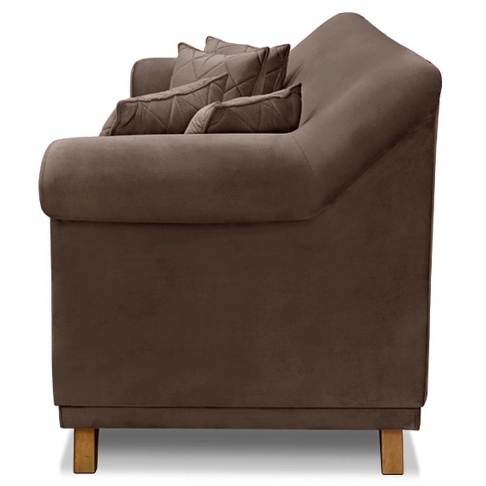 Sofa 2 Lugares Retro Polo 180cm Com Almofada Veludo 2231 Ezz 2231 - 10