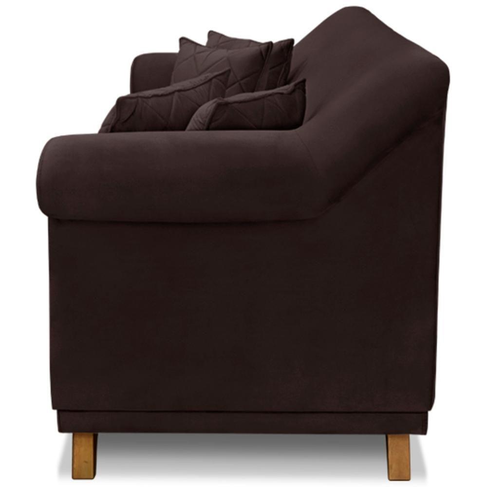 Sofa 2 Lugares Retro Polo 160cm Com Almofada Suede 1102 Ezz 1102 - 2