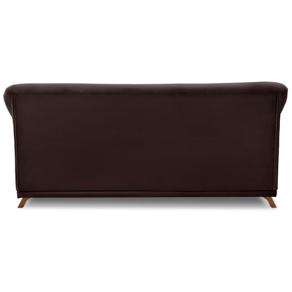 Sofa 2 Lugares Retro Polo 160cm Com Almofada Suede 1102 Ezz 1102 - 5