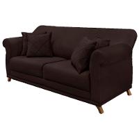 Sofa 2 Lugares Retro Polo 160cm Com Almofada Suede 1102 Ezz 1102 - 1