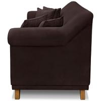 Sofa 2 Lugares Retro Polo 160cm Com Almofada Suede 1102 Ezz 1102 - 2