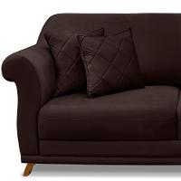 Sofa 2 Lugares Retro Polo 160cm Com Almofada Suede 1102 Ezz 1102 - 3