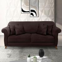 Sofa 2 Lugares Retro Polo 160cm Com Almofada Suede 1102 Ezz 1102 - 6