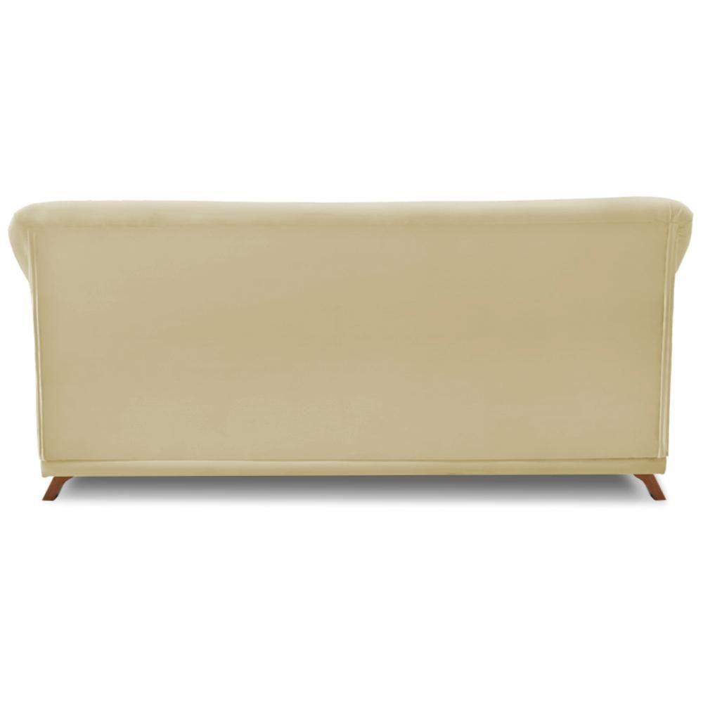 Sofa 3 Lugares Retro Polo 200cm Com Almofada Suede 1100 Ezz 1100 - 5