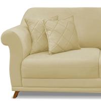 Sofa 3 Lugares Retro Polo 200cm Com Almofada Suede 1100 Ezz 1100 - 3