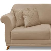 Sofa 2 Lugares Retro Polo 180cm Com Almofada Suede 1101 Ezz 1101 - 3