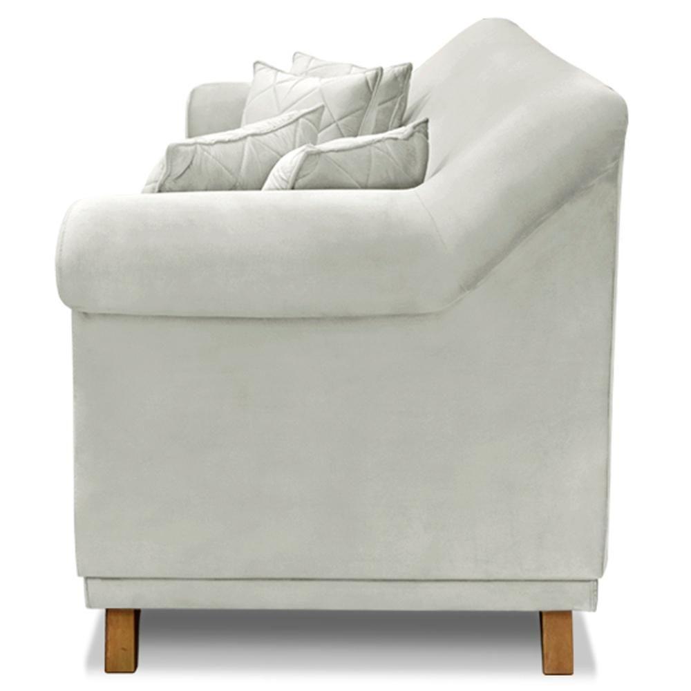 Sofa 2 Lugares Retro Polo 160cm Com Almofada Veludo 2223 Ezz 2223 - 2