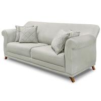 Sofa 2 Lugares Retro Polo 160cm Com Almofada Veludo 2223 Ezz 2223 - 1