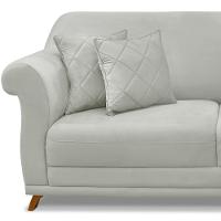 Sofa 2 Lugares Retro Polo 160cm Com Almofada Veludo 2223 Ezz 2223 - 3