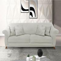 Sofa 2 Lugares Retro Polo 160cm Com Almofada Veludo 2223 Ezz 2223 - 6
