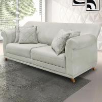 Sofa 2 Lugares Retro Polo 160cm Com Almofada Veludo 2223 Ezz 2223 - 9