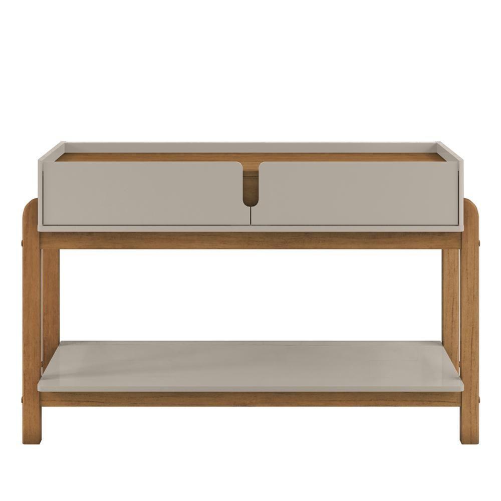 Aparador 2 Gavetas 50524 130cm Off White Cedro Dcasa Off White Cedro - 5