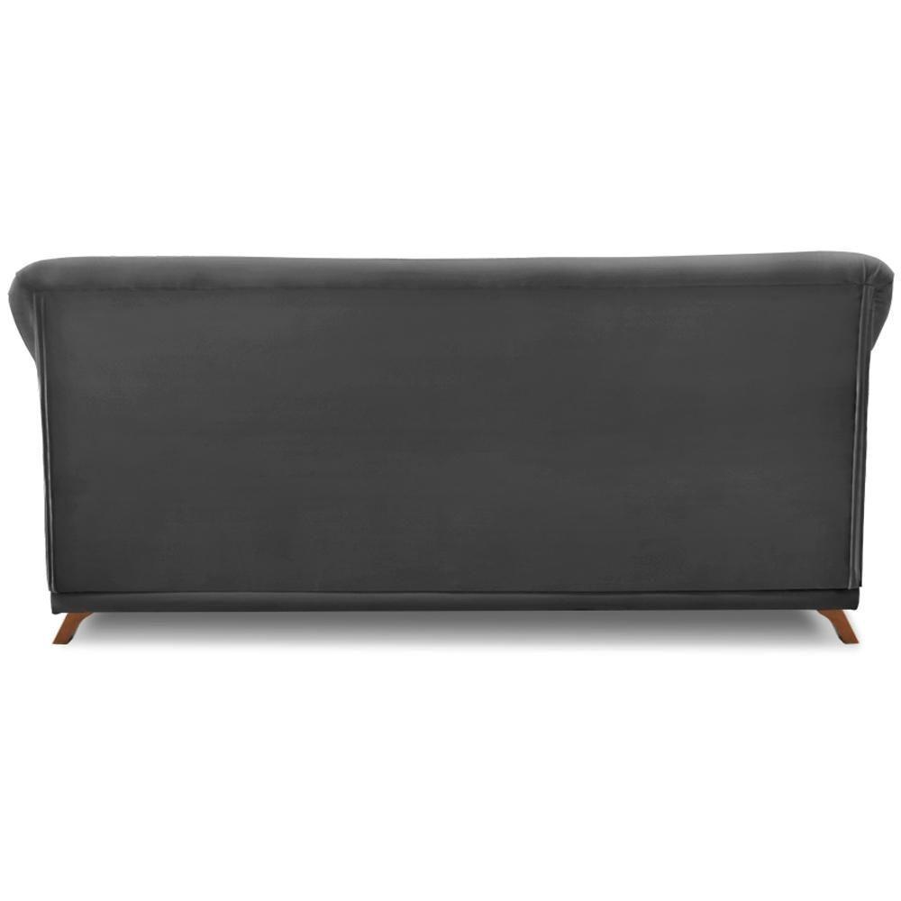 Sofa 2 Lugares Retro Polo 160cm Com Almofada Suede 1104 Ezz 1104 - 5