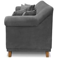 Sofa 2 Lugares Retro Polo 160cm Com Almofada Suede 1104 Ezz 1104 - 2