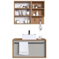 Kit Gabinete Com Cuba E Espelheira 80cm Mel Arenas Proddy Mel Arenas - 2