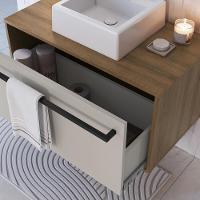 Kit Gabinete Com Cuba E Espelheira 80cm Mel Arenas Proddy Mel Arenas