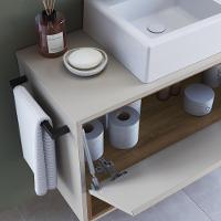 Conjunto Armario E Gabinete 80cm Com Cuba Mel Arenas Proddy Mel Arenas