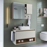 Conjunto Armario E Gabinete 80cm Com Cuba Mel Arenas Proddy Mel Arenas - 6