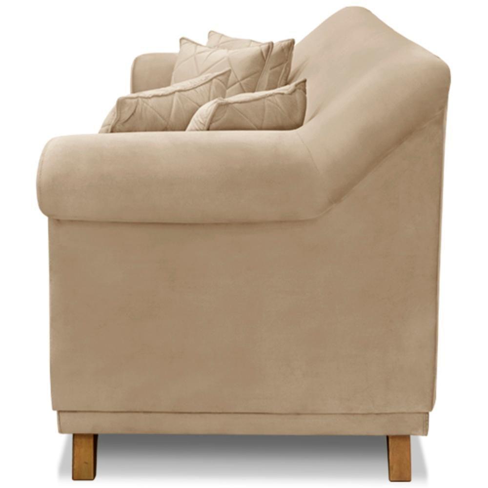 Sofa 2 Lugares Retro Polo 160cm Com Almofada Suede 1101 Ezz 1101 - 2