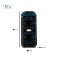 Caixa de Som Party Box Aiwa AWS-PB-08 Preta Bivolt - 8