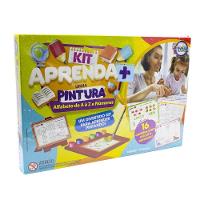 Kit Pintura Aprenda Mais Alfabeto De A A Z E Números - Toia Brinquedos - 1