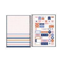 Caderno Colegial Espiral Capa Dura 1 Matéria - 80 Folhas - Cambridge Denim - Tilibra - 2