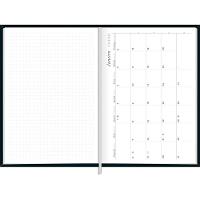 Agenda Executiva Costurada Capa Dura Milano 2025 - Preta - 12,3x16,6cm - Tilibra - 3