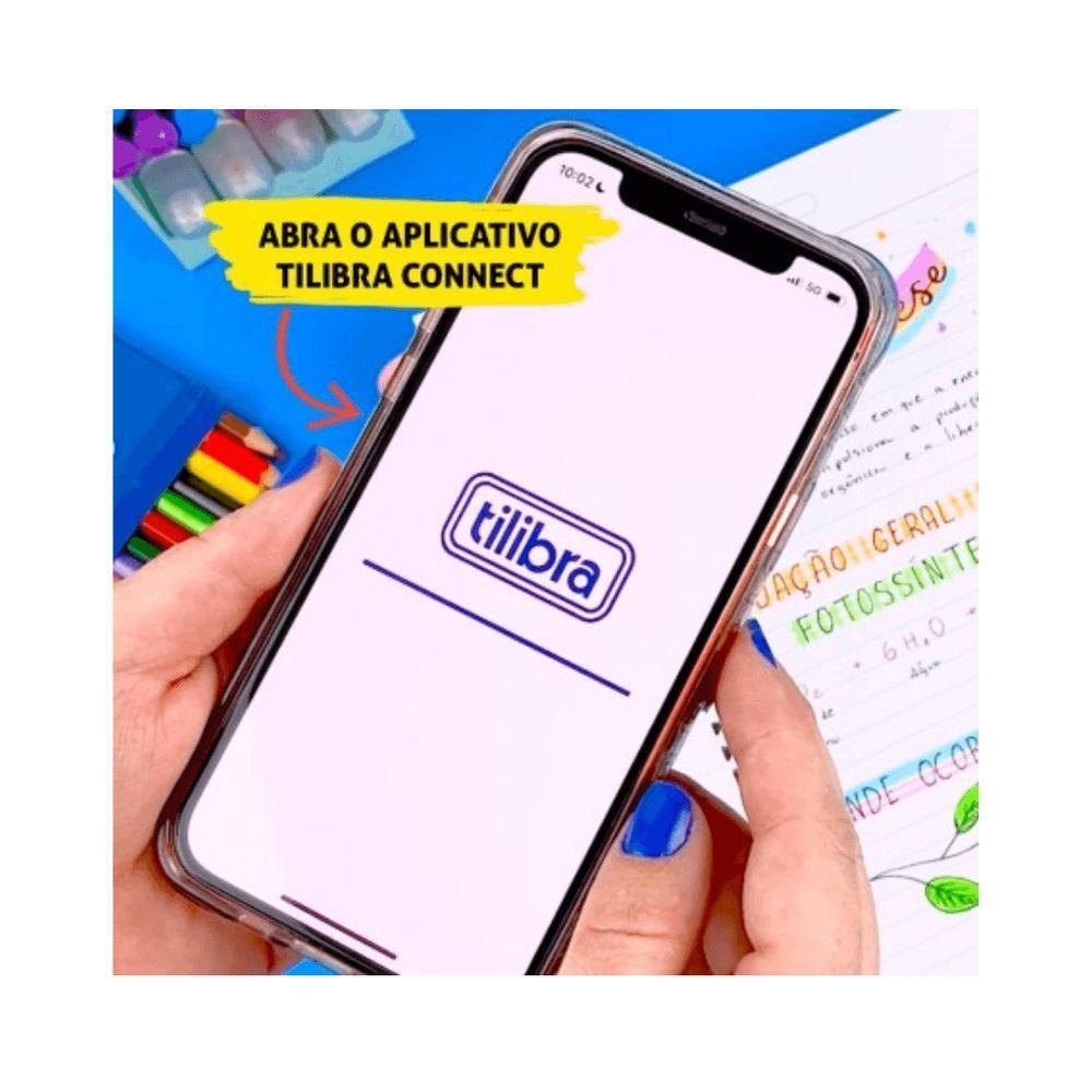 Caderno Espiral Capa Plástica 1 Matéria - 80 Folhas - Connect Neon Masculino - Tilibra - 2