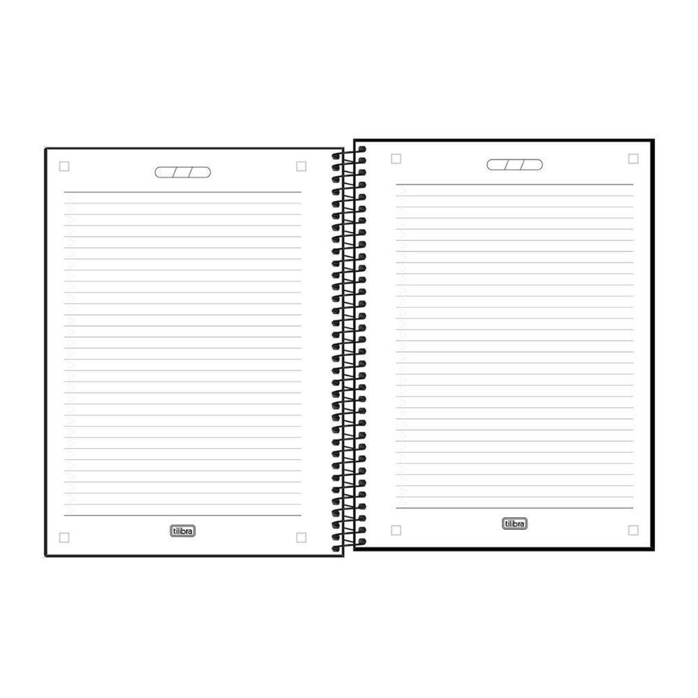 Caderno Espiral Capa Plástica 1 Matéria - 80 Folhas - Connect Neon Masculino - Tilibra - 4