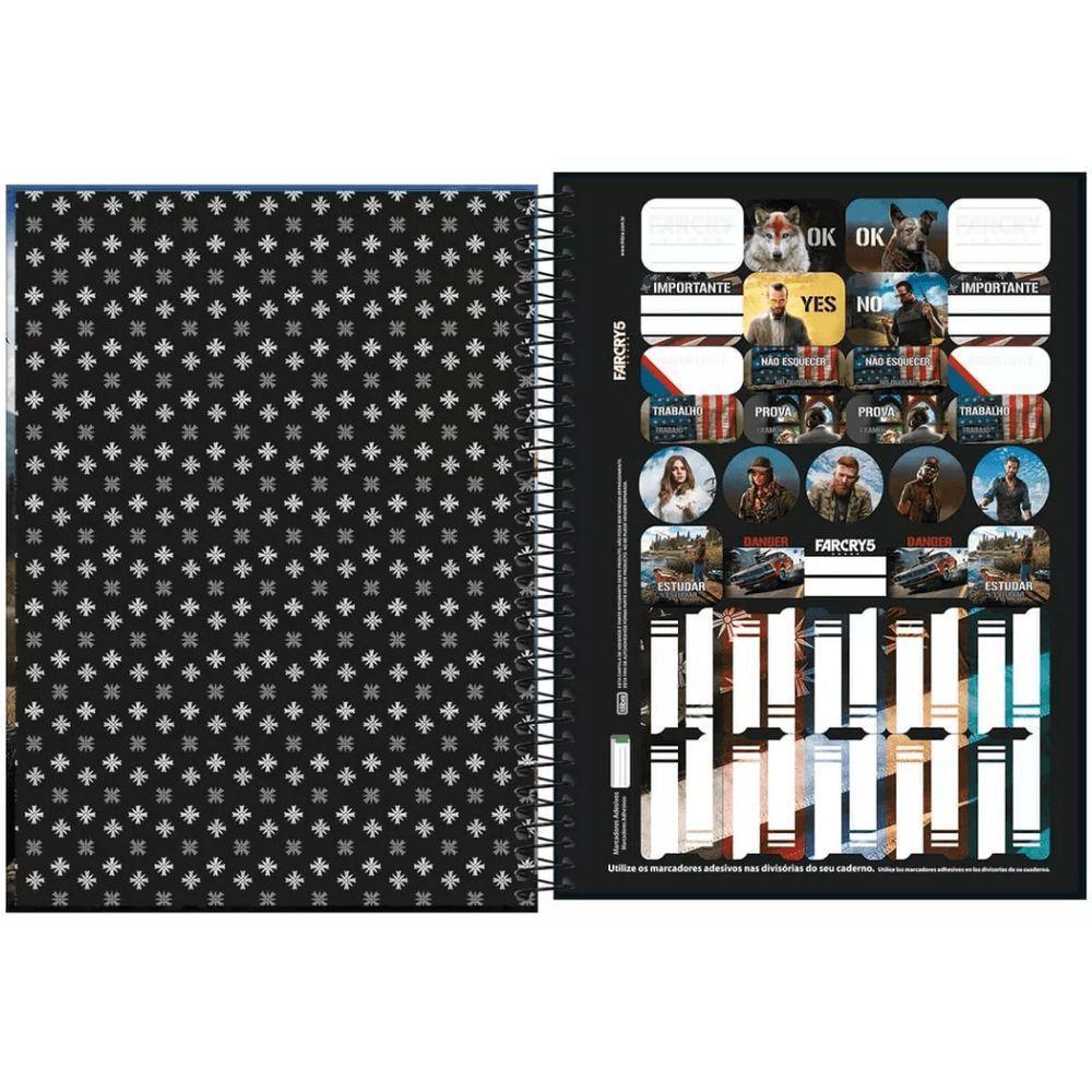 Caderno Espiral Capa Dura 1 Matéria - 80 Folhas - Far Cry 5 - Tilibra - 2