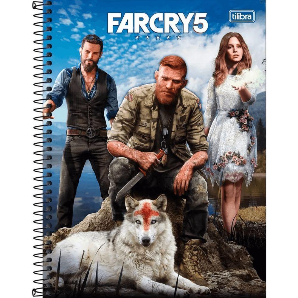 Caderno Espiral Capa Dura 1 Matéria - 80 Folhas - Far Cry 5 - Tilibra - 3