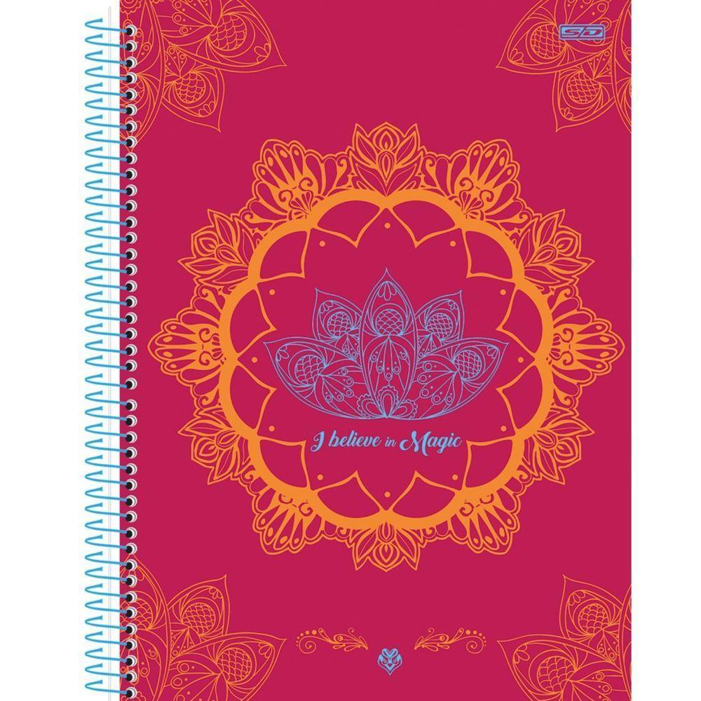 Caderno Espiral Capa Dura 10x1 - 160 Folhas - I Believe In Magic - São Domingos - 4