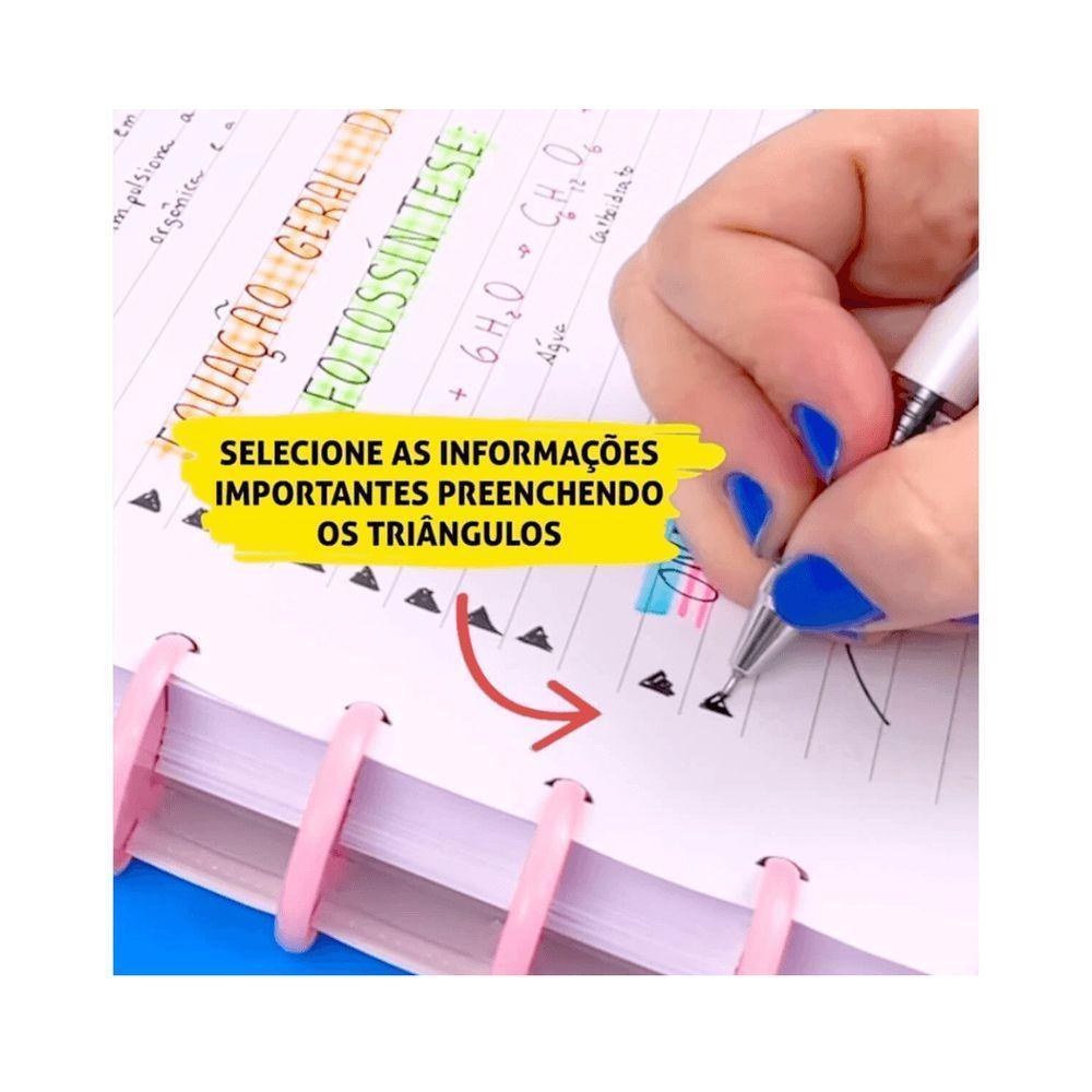 Caderno Espiral Capa Plástica 1 Matéria - 80 Folhas - Connect Neon Feminino - Tilibra - 3