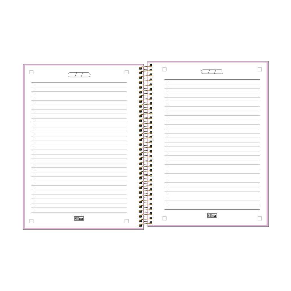 Caderno Espiral Capa Plástica 1 Matéria - 80 Folhas - Connect Neon Feminino - Tilibra - 4