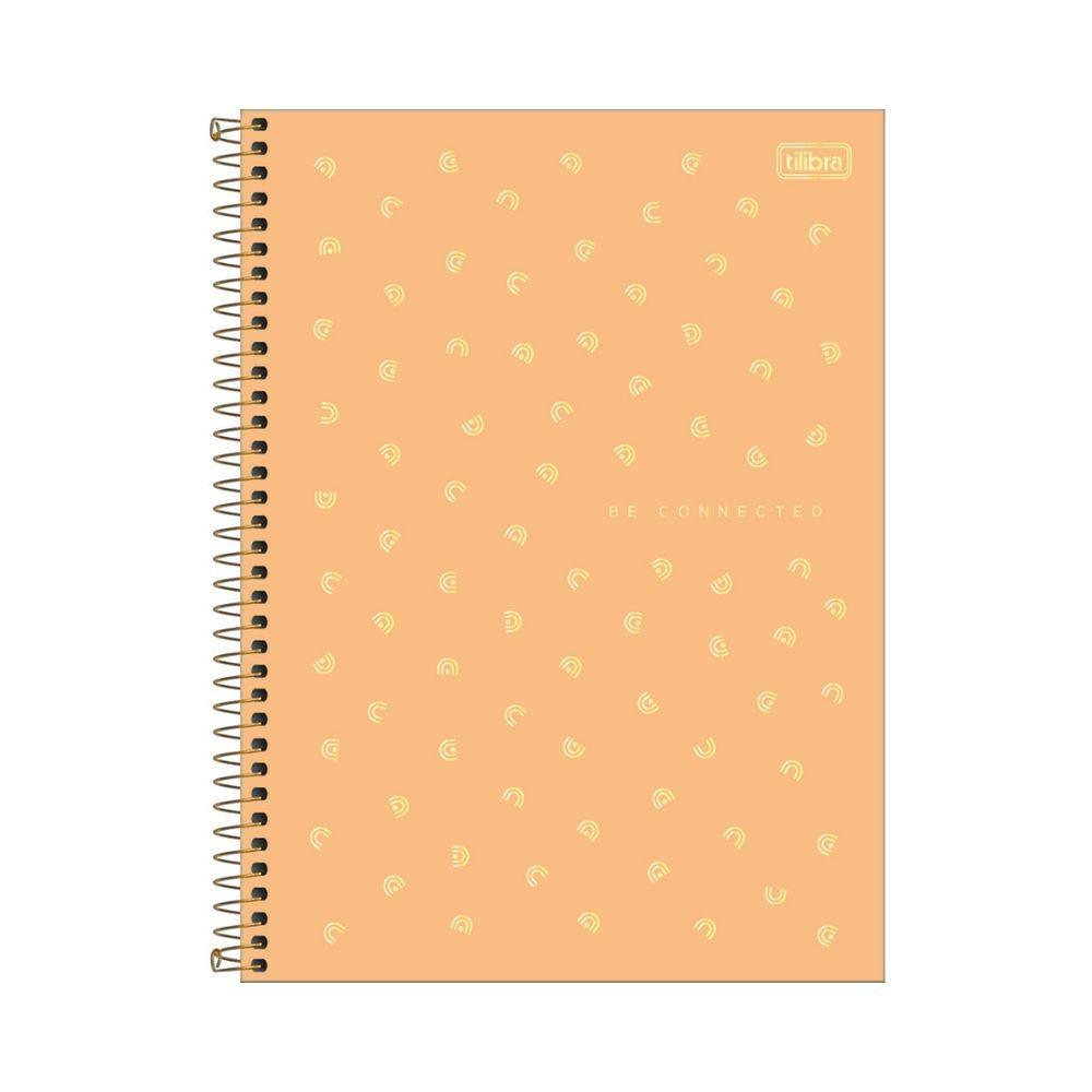 Caderno Espiral Capa Plástica 1 Matéria - 80 Folhas - Connect Neon Feminino - Tilibra - 7