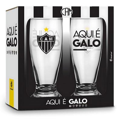 Kit 2 Copos Munich Times 200ml - Brasfoot - Atletico I