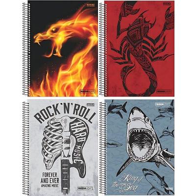 Caderno Espiral Capa Dura 15x1 - 225 Folhas - Freedom Light - São Domingos